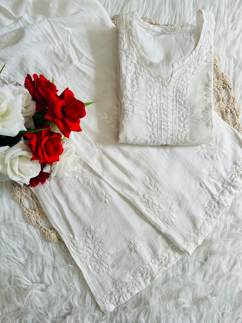 Niyaa Plazo Set - Chanderi Silk