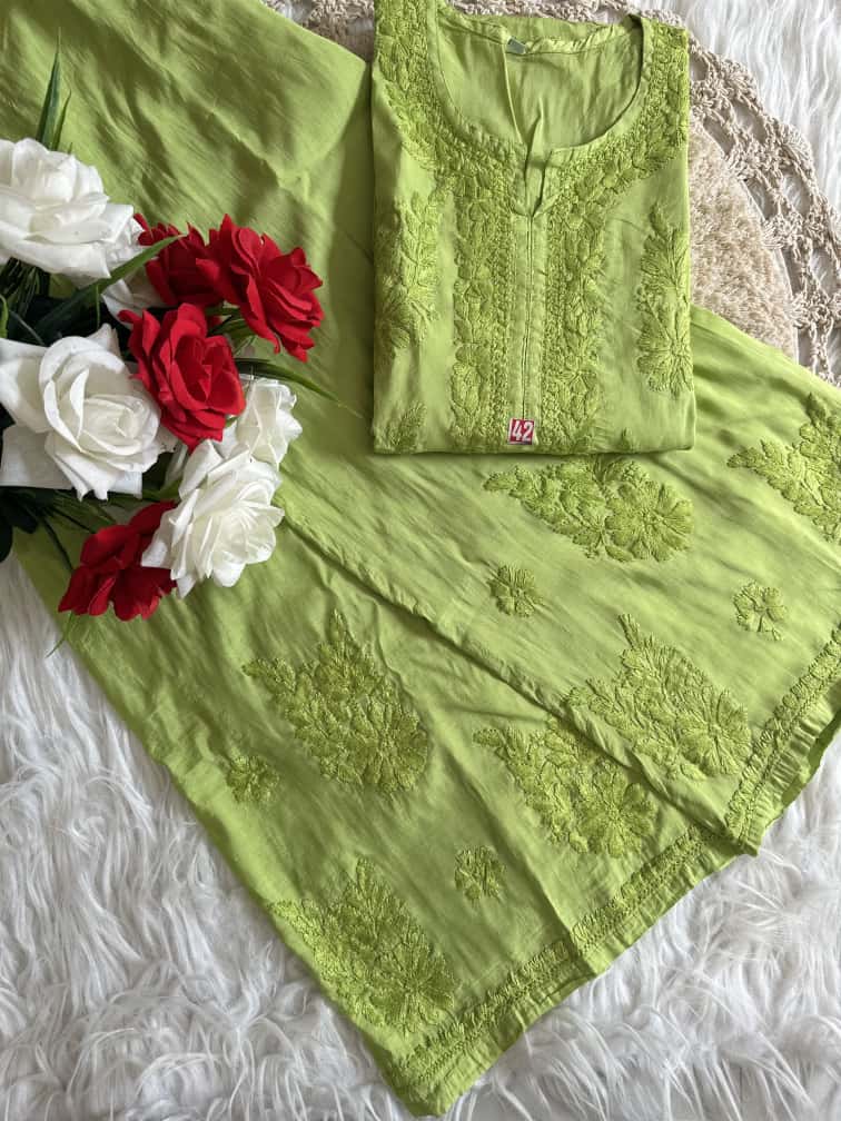 Niyaa Plazo Set - Chanderi Silk