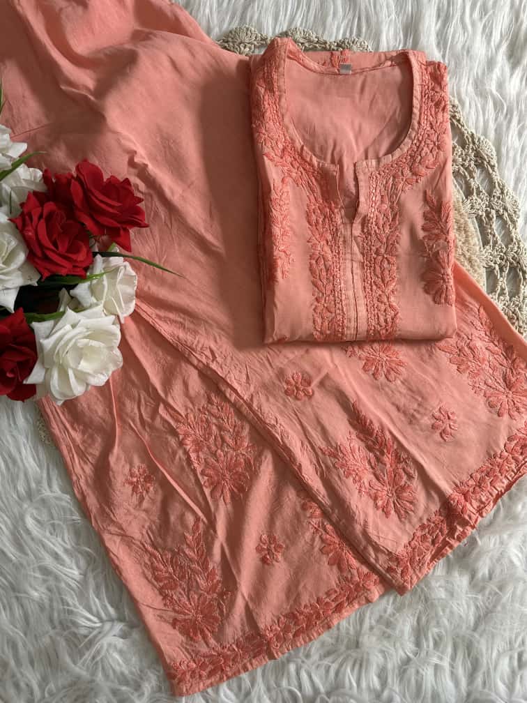 Niyaa Plazo Set - Chanderi Silk